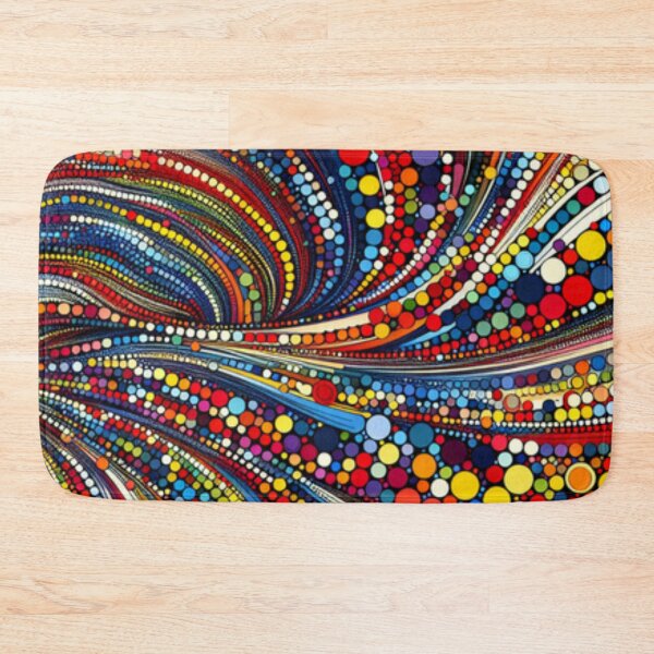 Item preview, rainbow of happy polka dots designed and sold by artbymire.