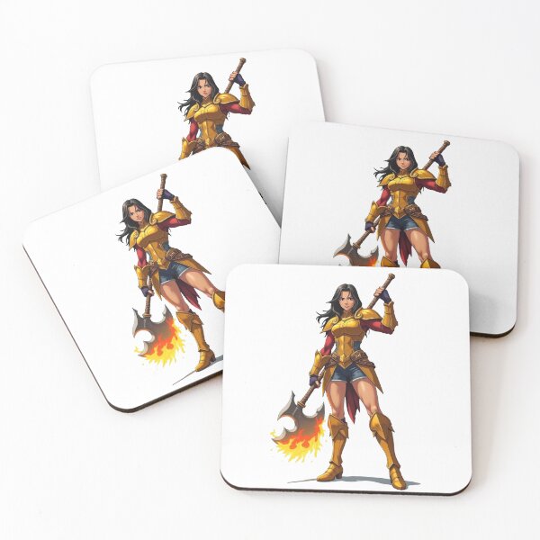 Item preview, Powerful warrior with golden armor. designed and sold by JonelleTshirts.