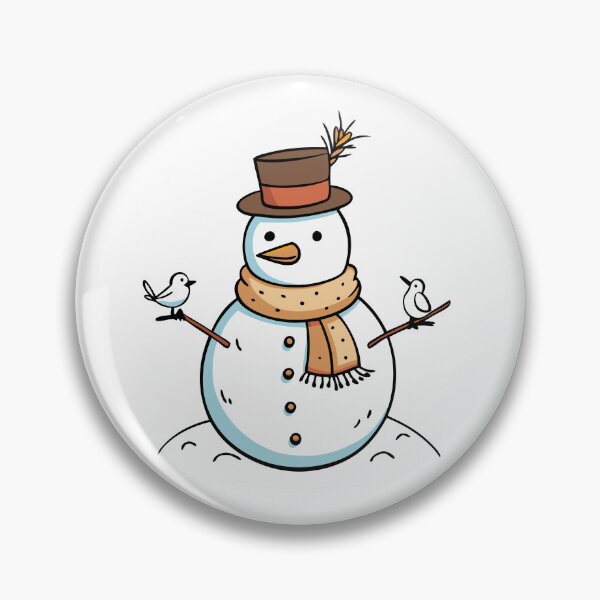 Item preview, Bird Nest Hat Snowman designed and sold by omerfdln34.