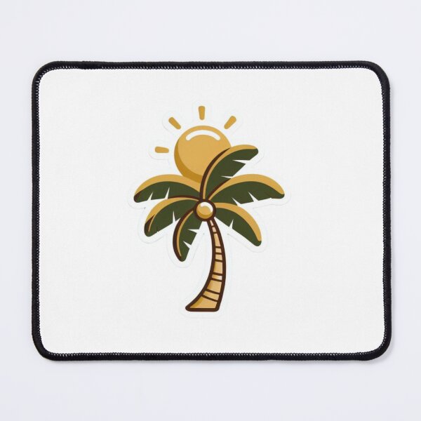Item preview, sun over palm tree designed and sold by blondie.simmer.
