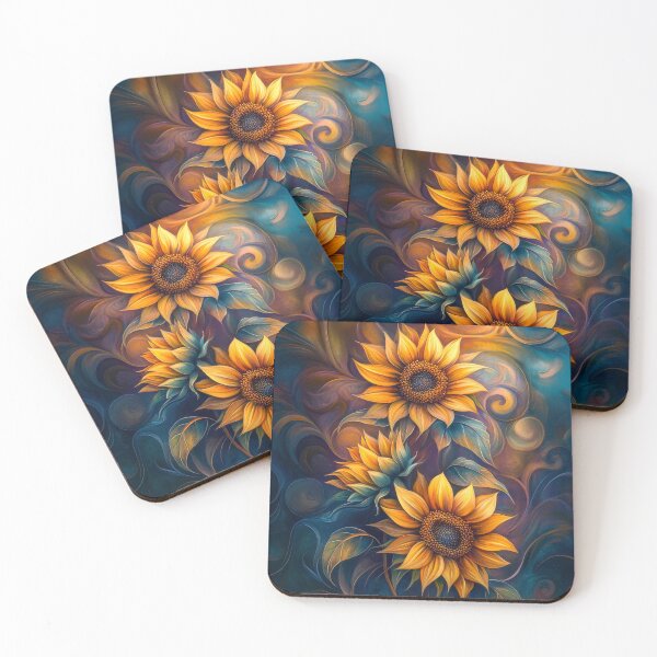 Item preview, Beautiful Sunflowers Fantasy Art designed and sold by MargaretWiktor.