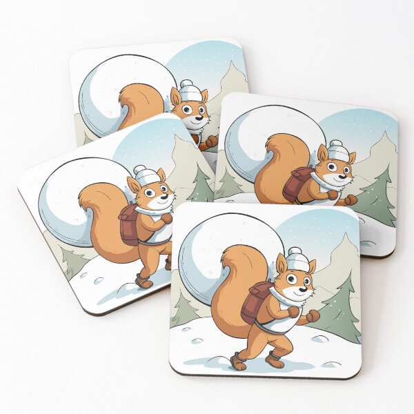 Item preview, Snowball-Laden Squirrel designed and sold by omerfdln34.