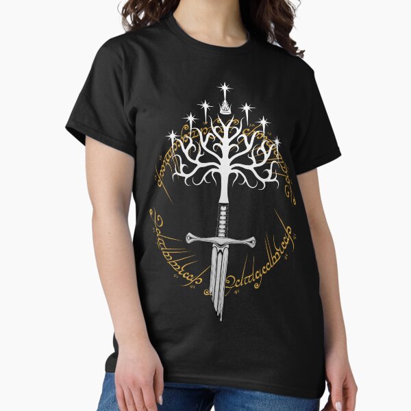 Vista previa del artículo con la obra «Árbol blanco de Andúril», diseñado y vendido por Crossroads-Art.