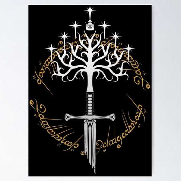 Aperçu de l'œuvre Arbre blanc d'Andúril créée et vendue par Crossroads-Art.
