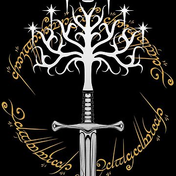 Artwork thumbnail, Andúril White Tree by Crossroads-Art