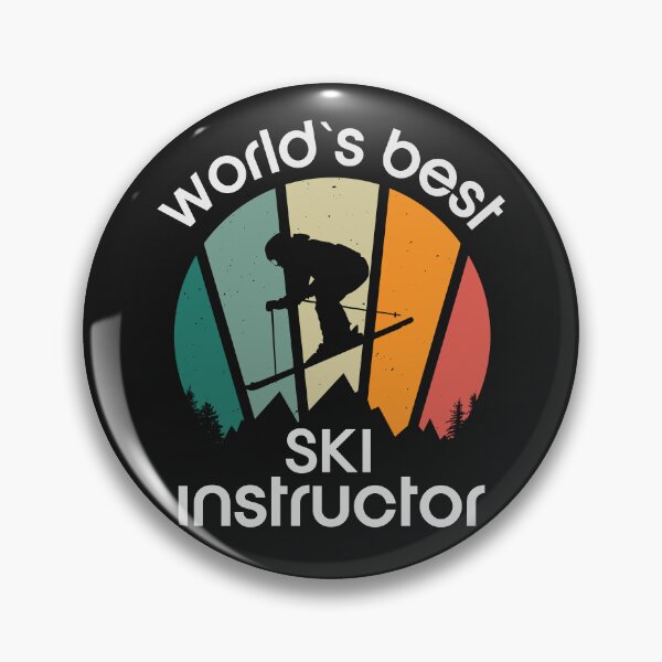 Item preview, World`s Best Ski Instructor Ski Coach designed and sold by Anniko Art Studio.