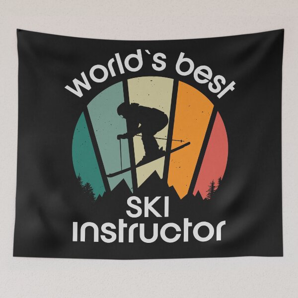 Item preview, World`s Best Ski Instructor Ski Coach designed and sold by Anniko Art Studio.