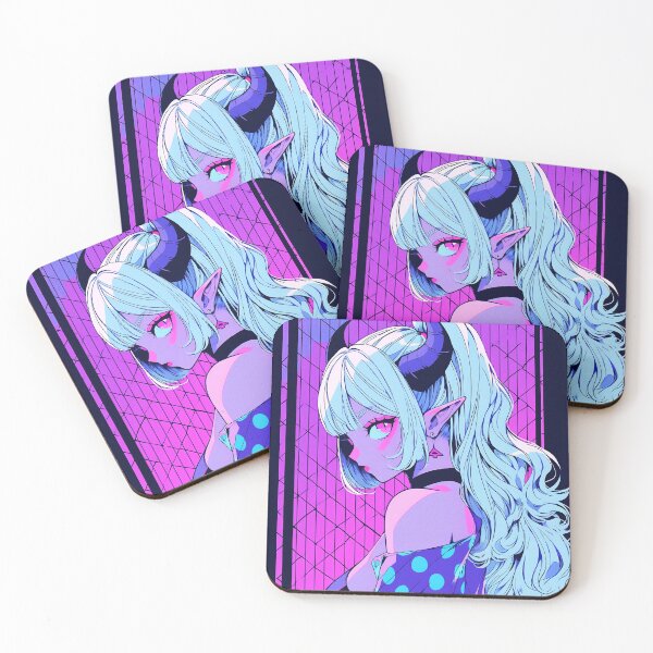 Item preview, Enigmatic Succubus Girl Anime Design designed and sold by iWallGlow.