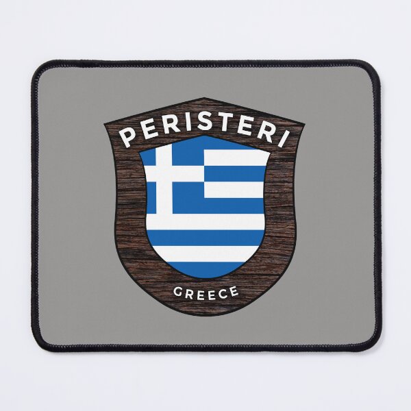 Item preview, Peristeri Greece Emblem Flag designed and sold by World Designs.