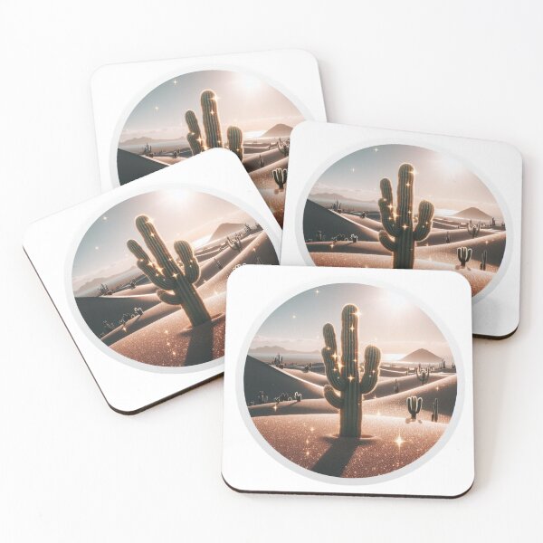 Item preview, cactus in the middle of desert dunes designed and sold by blondie.simmer.
