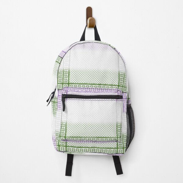 Item preview, Genderqueer Flag Keffiyeh/Kufiyyeh Solidarity Pattern  designed and sold by feardeargcrafts.