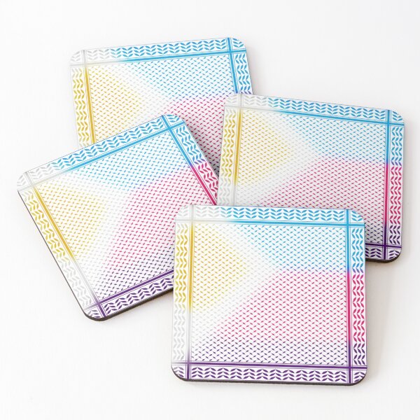 Item preview, New Polyamory Flag Keffiyeh/Kufiyyeh Solidarity Pattern  designed and sold by feardeargcrafts.