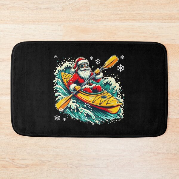 Item preview, Funny Santa Kayaking Christmas Paddler Canoeist Kayak Lover , Cristmas 2025 designed and sold by ArtByKatti.