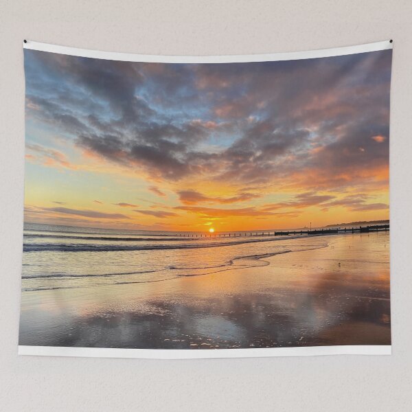 Item preview, Sunrise over Blyth Beach in Northumberland designed and sold by Violaman.