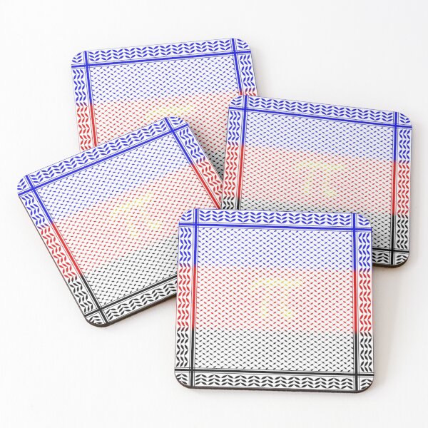 Item preview, Traditional Polyamory Flag Keffiyeh/Kufiyyeh Solidarity Pattern  designed and sold by feardeargcrafts.