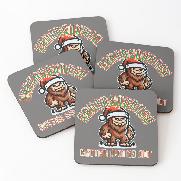 Item preview, Bigfoot Santasquatch Christmas Bigfoot Santa Claus designed and sold by chrisrivait.