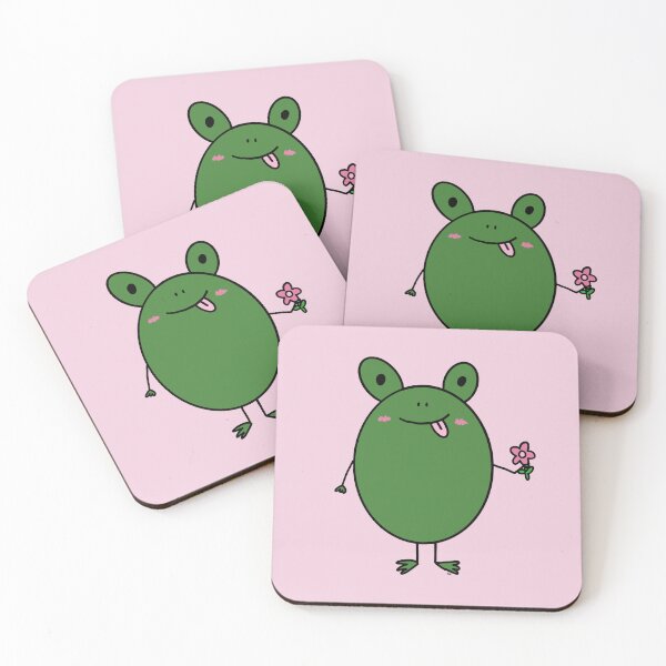 Item preview, funky frog guy with flower designed and sold by eakidle.