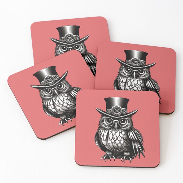 Item preview, Steampunk Owl in a Top Hat designed and sold by NiRia Spot.