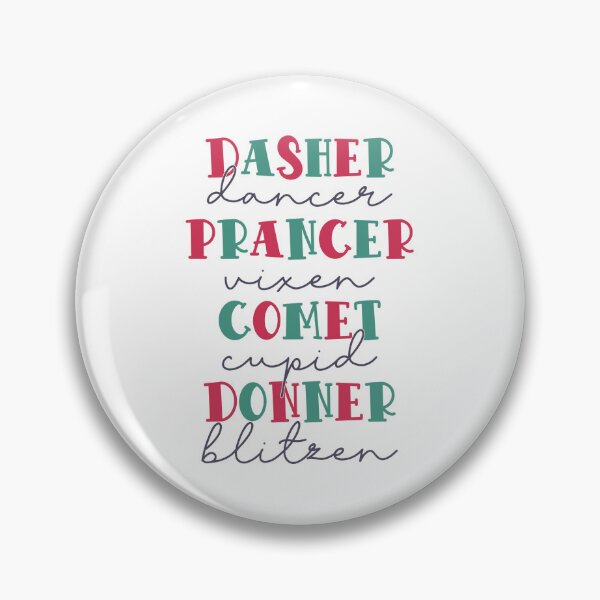 Item preview, Reindeer names designed and sold by DesignCosmos.