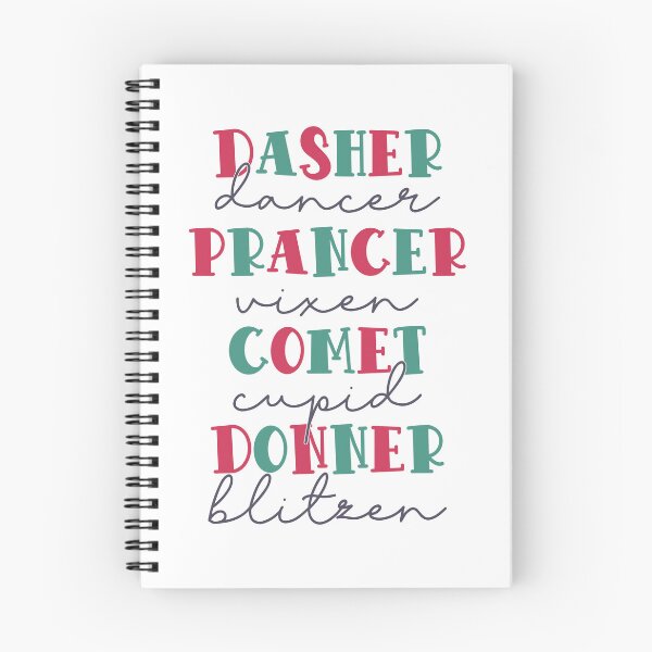 Item preview, Reindeer names designed and sold by DesignCosmos.