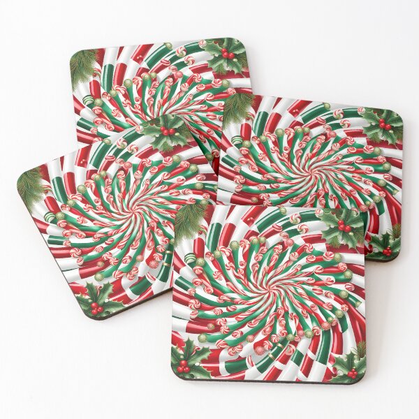 Item preview, Festive Spiral: Christmas Candy Canes designed and sold by MandalasShops.