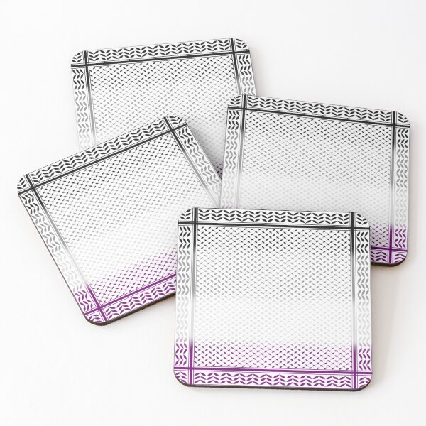 Item preview, Asexual Flag Keffiyeh/Kufiyyeh Solidarity Pattern  designed and sold by feardeargcrafts.