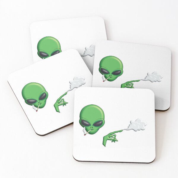 Item preview, Smoking Alien designed and sold by Medoosashirt.