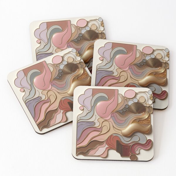 Item preview,  fantasy in gold and melted pink designed and sold by artbymire.
