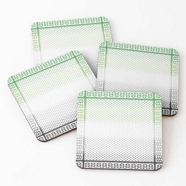 Item preview, Aromantic Flag Keffiyeh/Kufiyyeh Solidarity Pattern  designed and sold by feardeargcrafts.