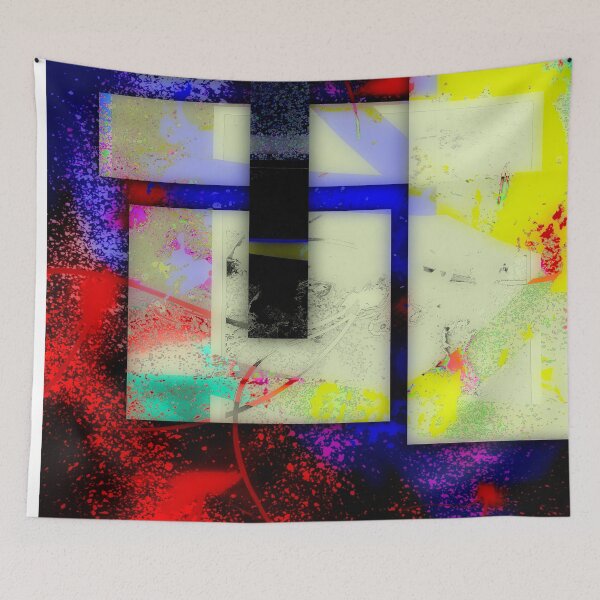 Item preview, Colorful Modern Abstract Art, Original Print designed and sold by dwjart.