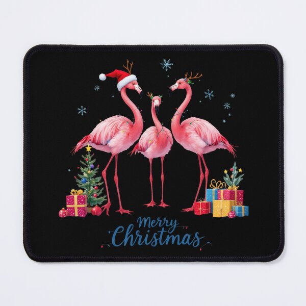 Item preview, christmas flamingos designed and sold by jkrphoto.