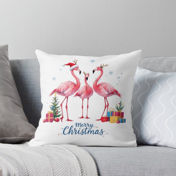 Item preview, christmas flamingos designed and sold by jkrphoto.