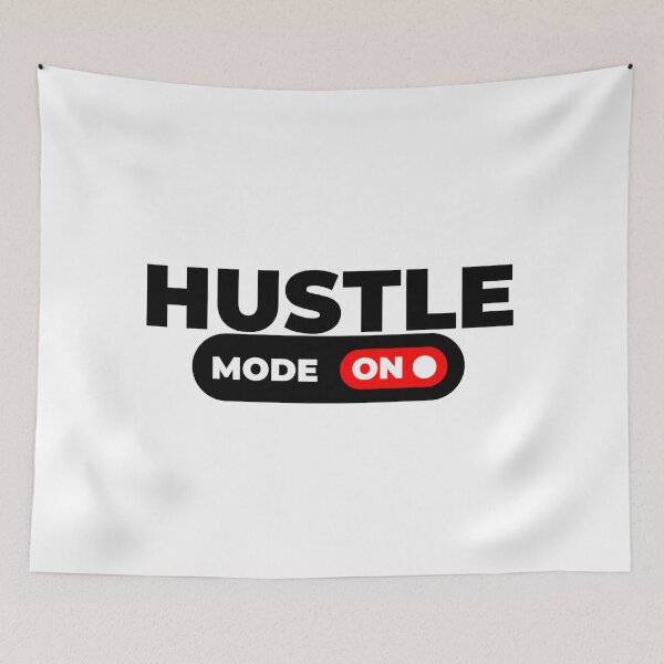 Item preview, HUSTLE MODE - ON - motivational/inspirational quotes designed and sold by TishCO.