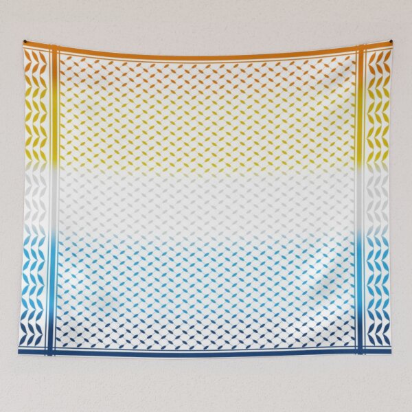 Item preview, Aroace Flag Keffiyeh/Kufiyyeh Solidarity Pattern  designed and sold by feardeargcrafts.