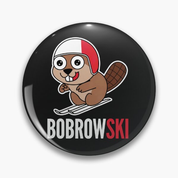 Artikelvorschau, Bobrowski Polnischer Biber Lustiges Skispringen für Wintersportfans Polski Bóbr Bober entworfen und verkauft von Anniko Art Studio.