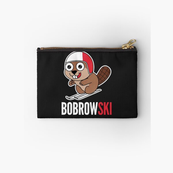 Item preview, Bobrowski Polish Beaver Funny Ski Jumping for Winter Sports Fans Polski Bóbr Bober designed and sold by Anniko Art Studio.
