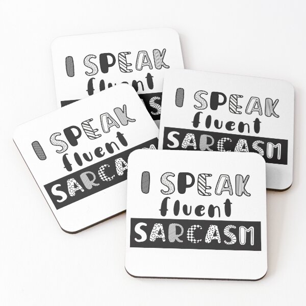 Item preview, I speak fluent sarcasm designed and sold by alies-art.