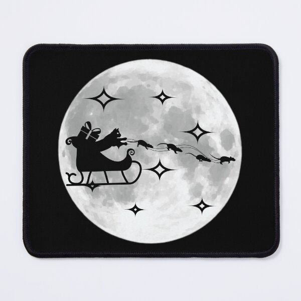 Item preview, Christmas cat. Cat ready to deliver presents with sleigh with mouses. designed and sold by JAGA-ALIME.