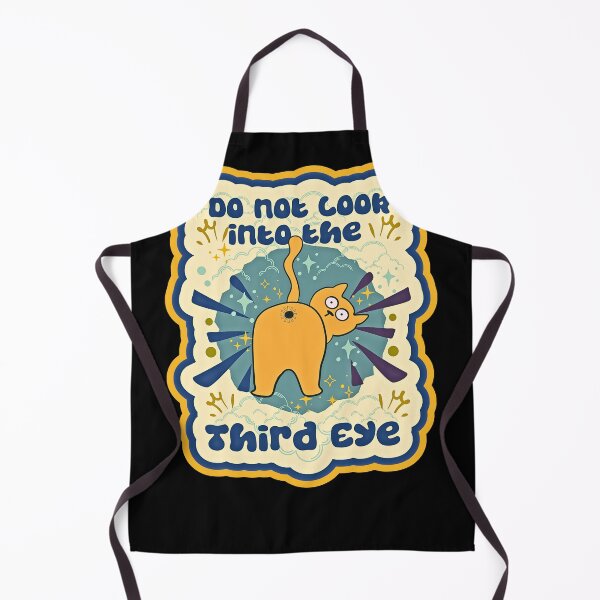Item preview, Funny Kitty Butt Third Eye Humor designed and sold by Renata Illustrata.