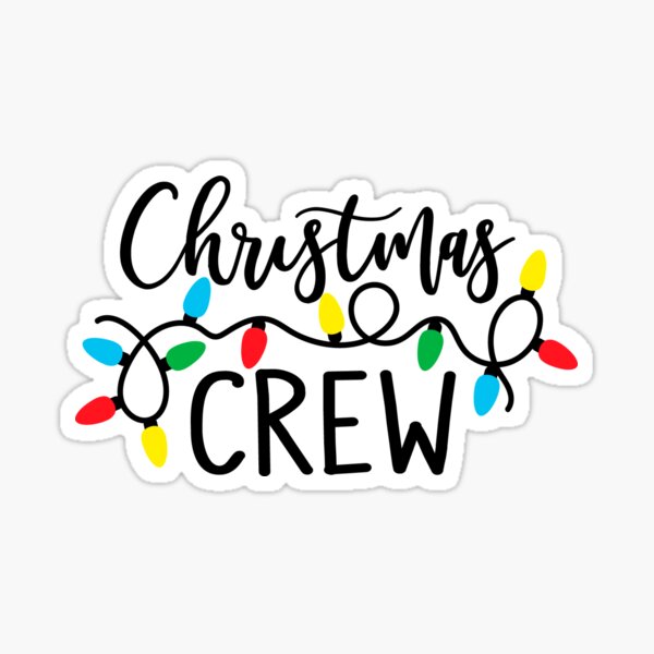 Christmas crew Sticker