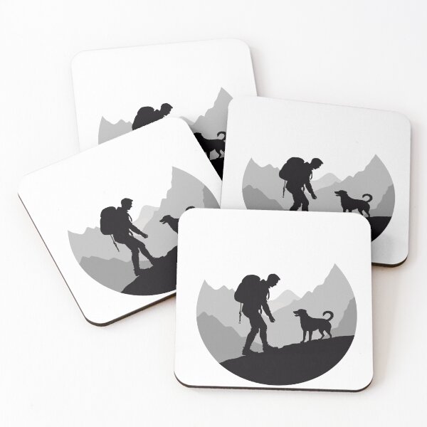Item preview, Mountain Adventure with My Dog - Silhouette Design designed and sold by Fikuall.
