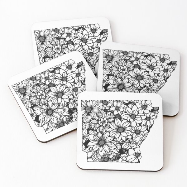 Item preview, Floral Arkansas designed and sold by Spike The Punch Design Co..