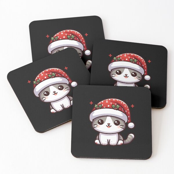 Item preview, Cute Christmas cat designed and sold by SekoOne.