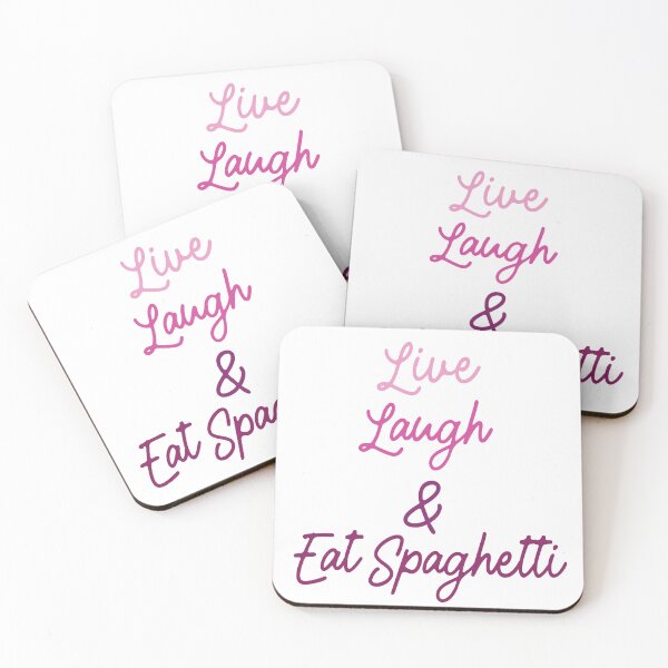 Item preview, Live Laugh & Eat Spaghetti designed and sold by ARTISTICBUNNIES.