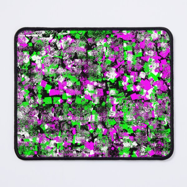 Item preview, green and magenta square static designed and sold by Alphameter.
