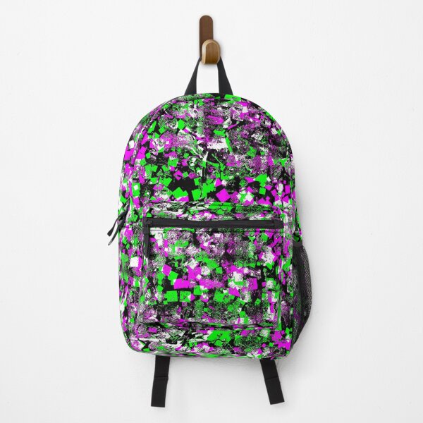 Item preview, green and magenta square static designed and sold by Alphameter.