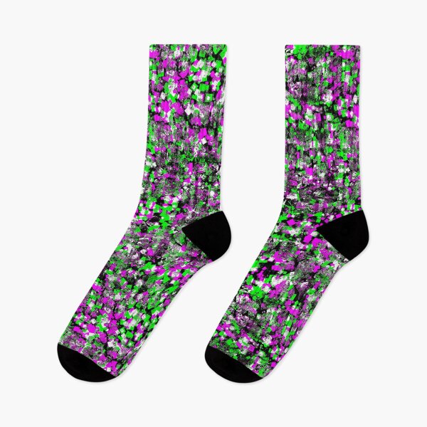 Item preview, green and magenta square static designed and sold by Alphameter.