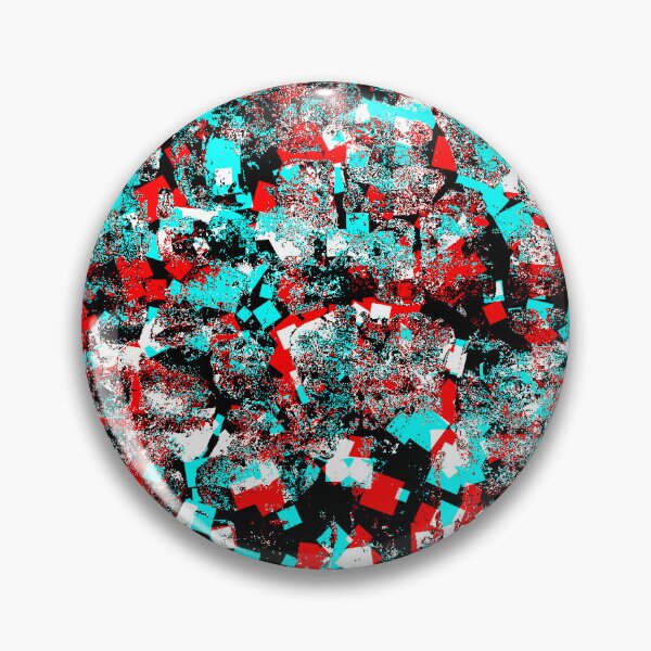 Item preview,  red and cyan square static designed and sold by Alphameter.