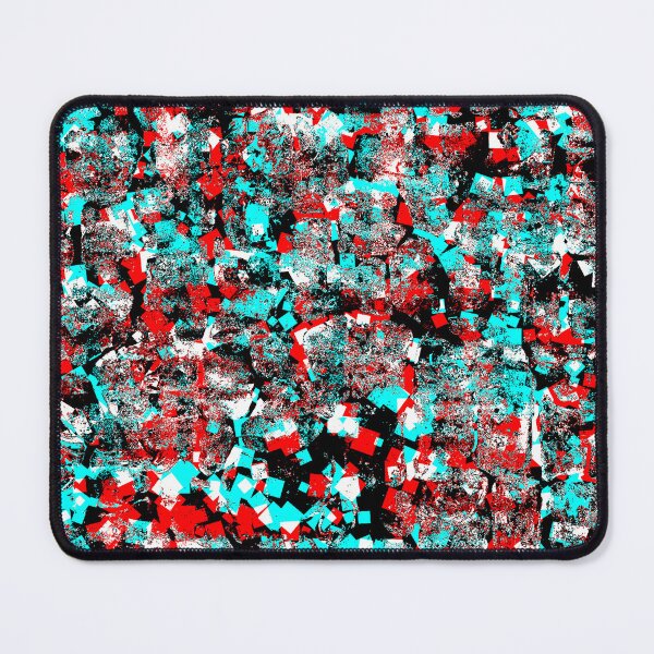 Item preview,  red and cyan square static designed and sold by Alphameter.