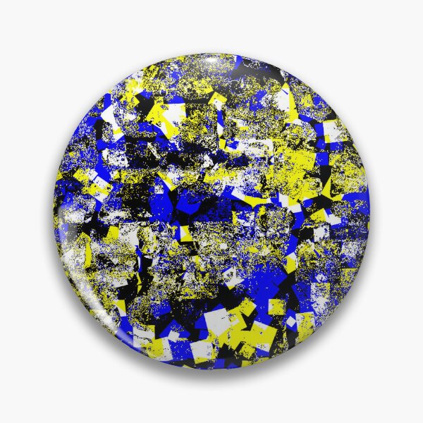 Item preview, blue and yellow square static designed and sold by Alphameter.